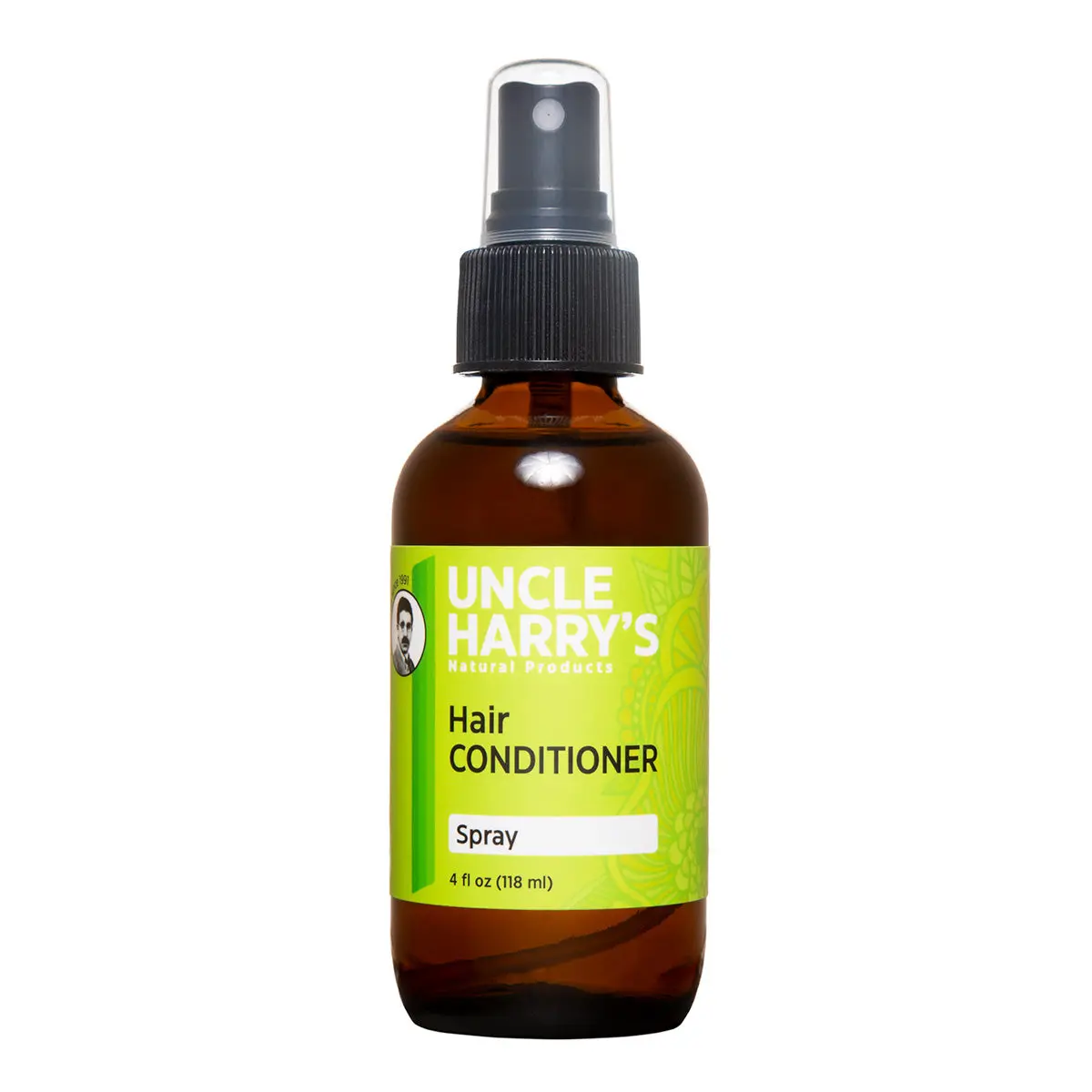 Uncle Harry’s Natural Hair Conditioner & Detangler - Citrus, Leave-In Hair Spray with Organic Hemp Oil, 4 fl oz