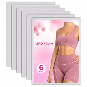 6 Pack Lipo Foam Compression Pads for Waist & Abdomen Support Soft Foam Boards