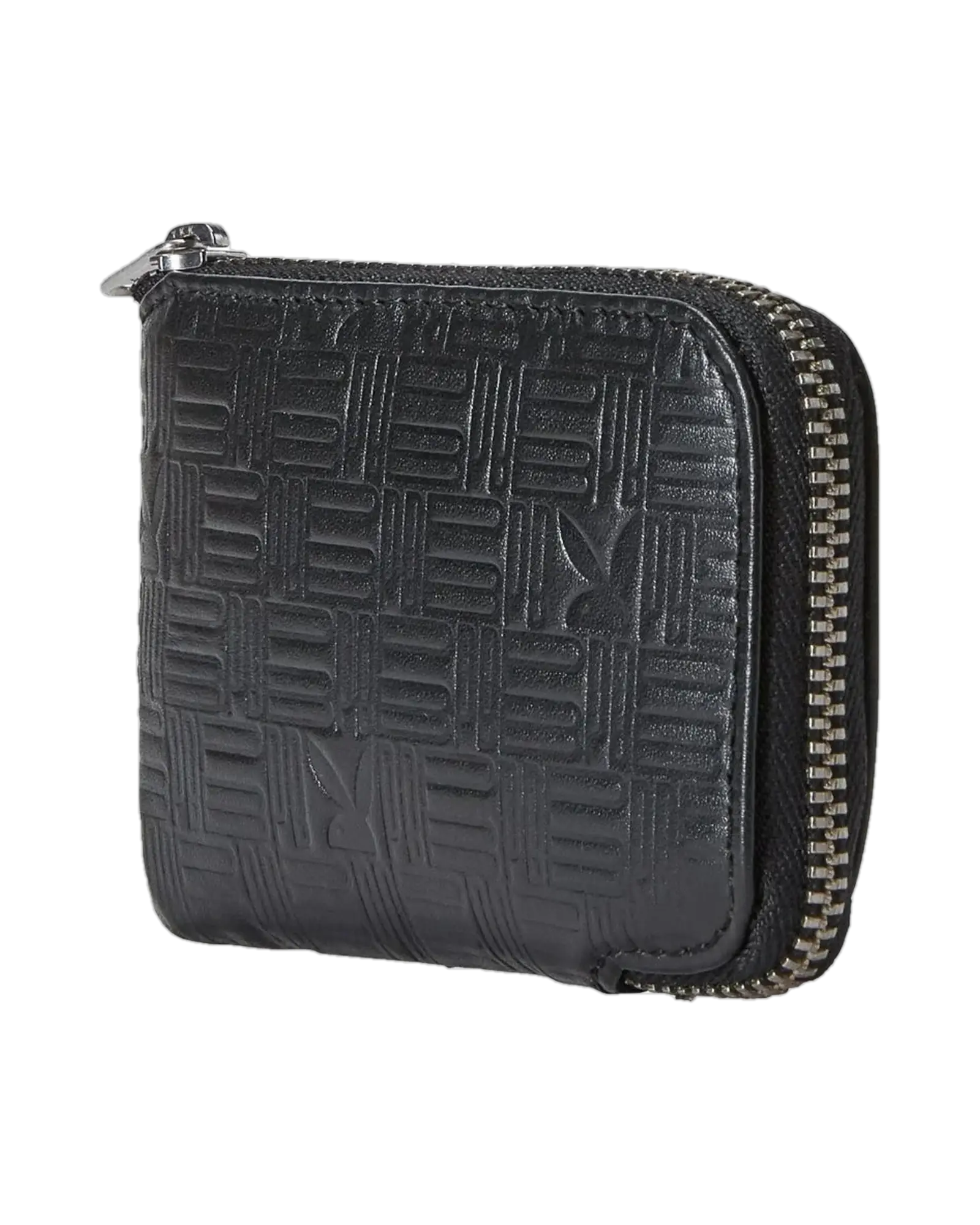 Playboy Men's Embossed Zip Front Wallet