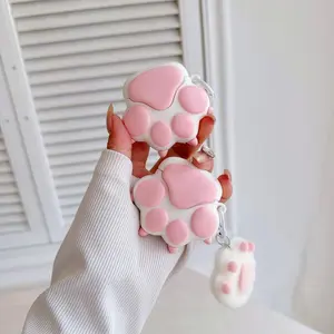 Applicable to AirPods1/2/3 Apple AirPods Pro2 cat paw wireless Bluetooth anti-drop earphone cover protective case