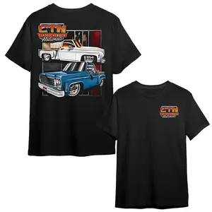 Chevy Squarebody Stepside Trucks 2 Side T-shirt, Gift Cars, Trending, Graphic Tee Breathable