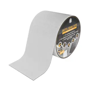 HSS Liquid Rubber Seam Tape N3+ nonwoven Fabric, , airtight, Weather Resistant for Joints, RV, Roofs, Windows 4 inch x 50