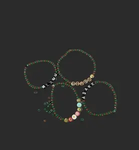 Odù Bracelets YORUBA personalized/customized Names & Phrases Wrist Bracelet - Leaf (Green) Root (Brown) - IFA (Yoruba literal Corpus) Inspired (Nonconcentrated) Male Female