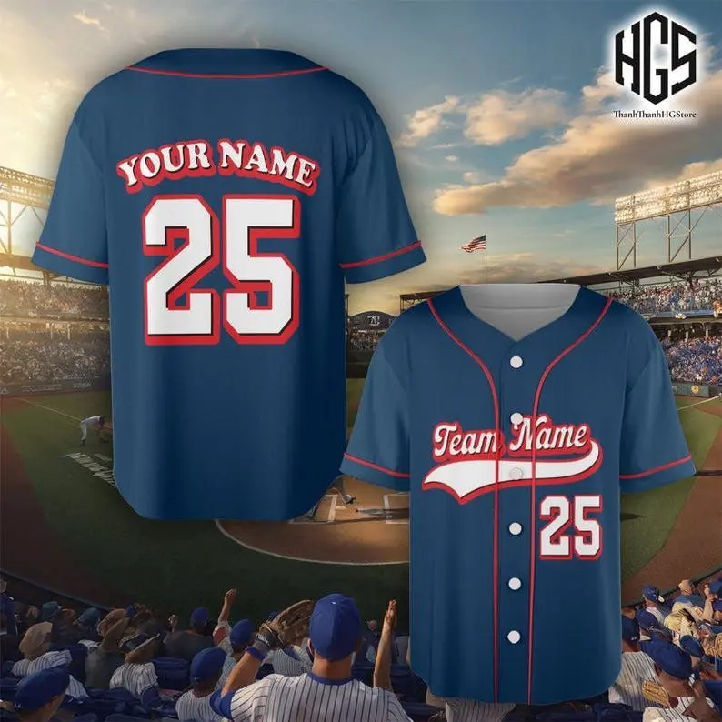 Personalized Team Name Awesome Custom Collection, Custom Team Name And Number Baseball Jersey, Baseball Jersey Uniform For Baseball Fans