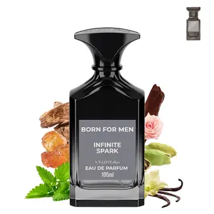 INFINITE SPARK | Woody Amber Spicy | Extrait De Parfum 100ml  | Oud,Cardamom,Sandalwood & Amber | Office,Date Night,Evening Events