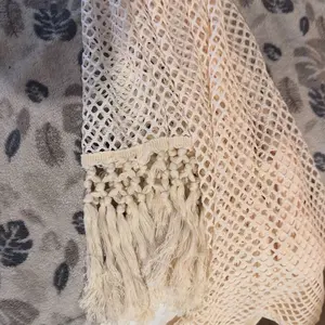 Women's Summer Beach Crochet Mesh Fringe Dress, Fake Two-Piece Design, Strapless Cover-Up, Perfect for Vacation Travel, Crochet Coverup, Beachwear Cover Up, Crochet Cover Ups