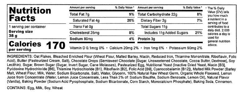 Oatmeal Chocolate Chip Lactation Cookies