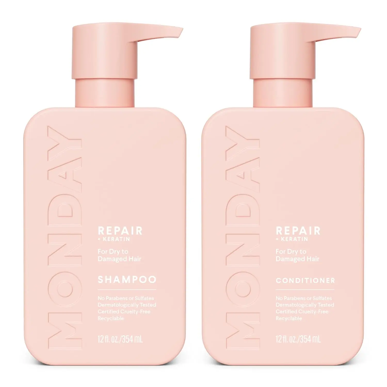 MONDAY HAIRCARE Repair Shampoo and Conditioner Set (12 oz)
