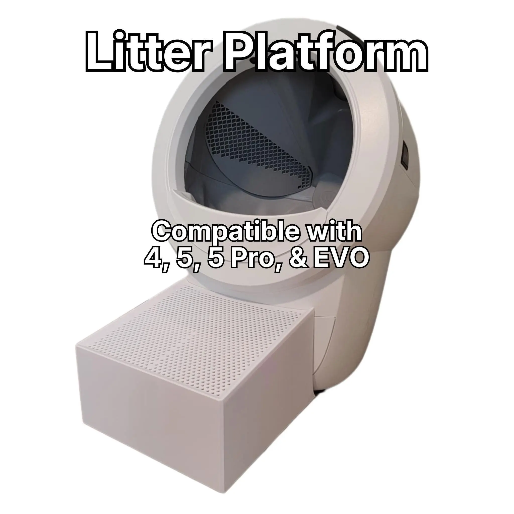 Litter Platform for Litter-Robot 4, 5, 5 Pro, EVO | Your Ultimate Tracking Solution!