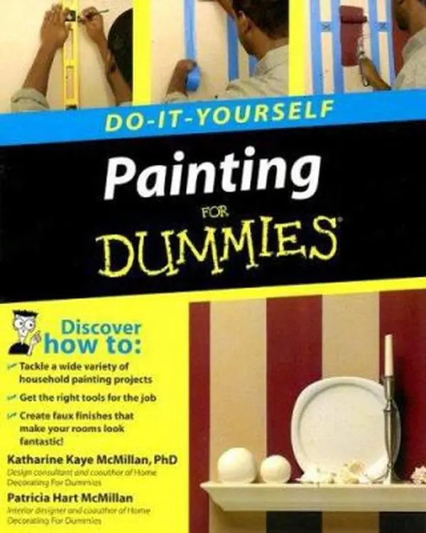 USED Book - Painting Do-it-Yourself For Dummies by Katharine Kaye McMillan (Paperback) - english