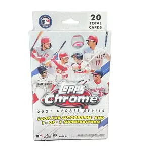MLB Topps 2021 Chrome Update Baseball Trading Card HANGER Box [5 Packs]
