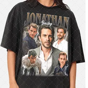 Limited Jonathan Bailey T-Shirt, Gift For Woman alnd Man Unisex T-Shirt Cotton Menswear Top Garment