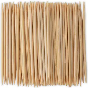 300 Premium Wooden Toothpicks in Dispenser – Eco-Friendly, Disposable Food Picks for Parties & Dining