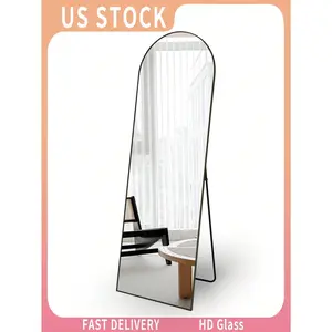 71"X30" Arch Mirror Full Length, Floor Length Mirror, Wall Mirror Full Length, Oversized Floor Mirror, Full Body Mirror For Hanging Or Leaning Against Wall, Full-Length Mirror With Aluminum Alloy Frame Full Body Mirror For Living Room, Bedroom, Cloakroom.