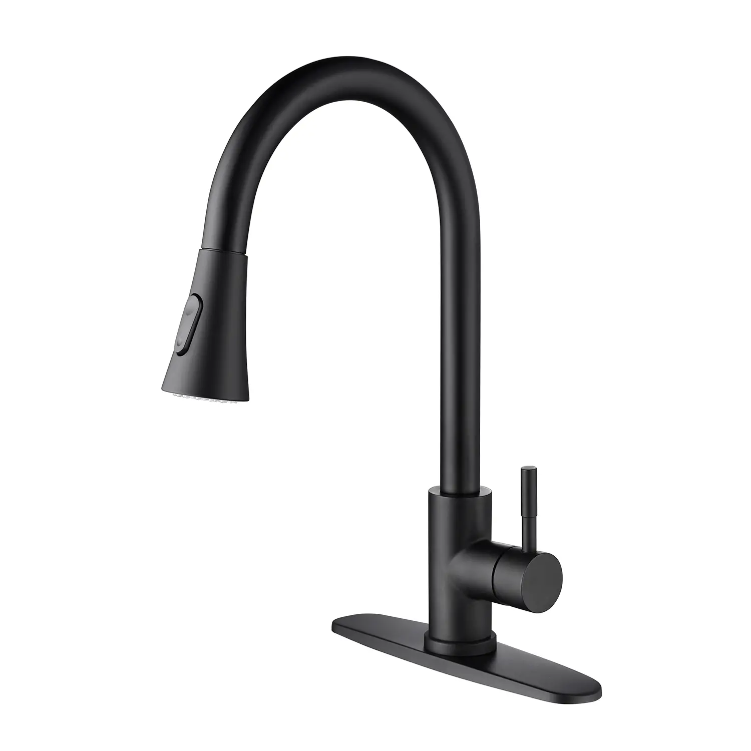 Kitchen Faucet with Pull Out Sprayer, Single Handle High Arc Stainless Steel Kitchen Sink Mixer Tap, 360° Swivel Pull Down Spray Head, Easy Clean Kitchen Faucet for Kitchen Sink, Brushed Nickel Finish, Home Furniture and Household Product