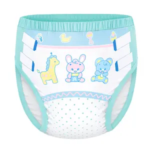 Littleforbig Soft Silky Underwear Comfortable Washable Reusable Adult Training Pants Baby Parade Pastel Breathable Panties