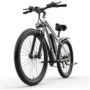 EBYCCO 29" E8 Best Budget Aluminum Electric Mountain Bike - 1000W/2000W Peak, 48V 17.5Ah Rechargeable Bicycle Light Equipped Cycling Bike