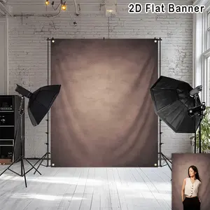 2D Flat Banner, 1pc Vintage Gradient Color Backdrop Decor, Wedding Photography Backdrop for Photo shoot Photo Studio Posing Props Scenery, Suitable for Newborn Photography, Portrait, Wedding, Birthday Party, Home Decor, Photography Studio
