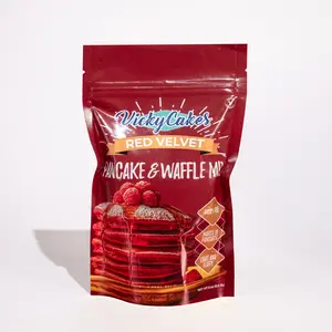 Vicky Cakes Red Velvet Pancake Mix - Dairy-Free, Light & Fluffy, No Artificial Ingredients