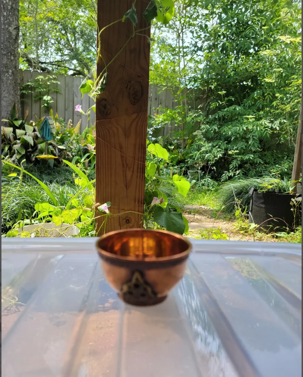 Celtic Knot Offering Copper Bowl