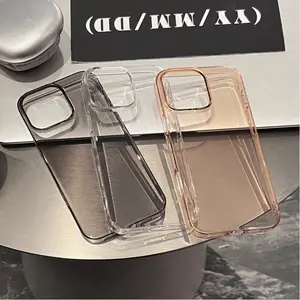 Ultra-thin transparent acrylic hard shell mobile phone case Non-yellowing protective cover Suitable for iPhone 13/14/15/16 Pro Max series
