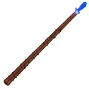 Enchanted Mystic Magic Wizard Light Up Musical Wand, Dark Brown