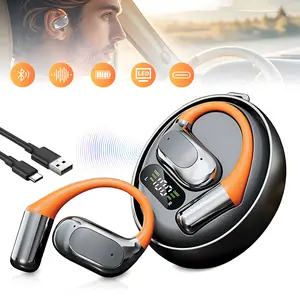 KEAI M113 Bluetooth Wireless 5.4 Earbuds, 2-in-1 OWS Rotatable Bluetooth Earbuds with Charging Case, Suitable for Office, Travel, Sports, Learning, Compatible with iPhone & Android