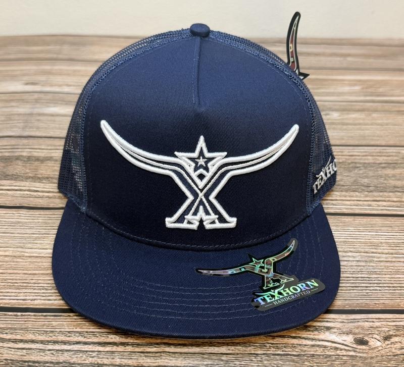Tex Horn Hat - Dark Blue