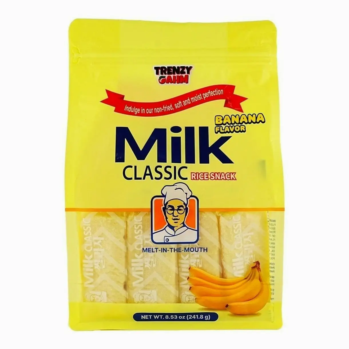 TRENZY GAHM Rice Crackers, Classic Milk Flavor, 8.53 oz (Banana)
