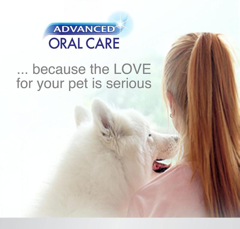 Advanced Oral Care Pet Dental Water Additive, Liquid Tartar Remover & Breath Freshener for Dogs, Dog Teeth-Cleaning, Original Flavor, 32 oz.