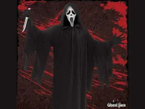 Ghost Face Scream 5'X5' Backdrop