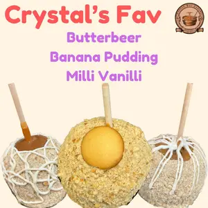 NEW Crystals 3 pack Includes Butterbeer Banana Pudding and Milli Vanilla