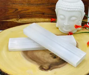 6" Large Selenite Polished Crystal Charging Station, Selenite Crystal Plate in Bulk Lot