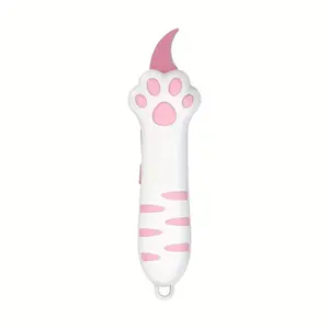 Cute Cat Paw Shape Craft Knife, New Cute Cat Paw Pattern Paper Cutting Knife, High Aesthetic Portable Cat Paw Pattern Art Knife, Paper Cutters, Cutting Supplies
