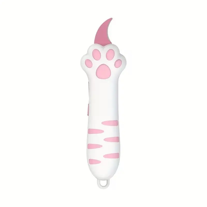Cute Cat Paw Shape Craft Knife, New Cute Cat Paw Pattern Paper Cutting Knife, High Aesthetic Portable Cat Paw Pattern Art Knife, Paper Cutters, Cutting Supplies, Cutting Tool