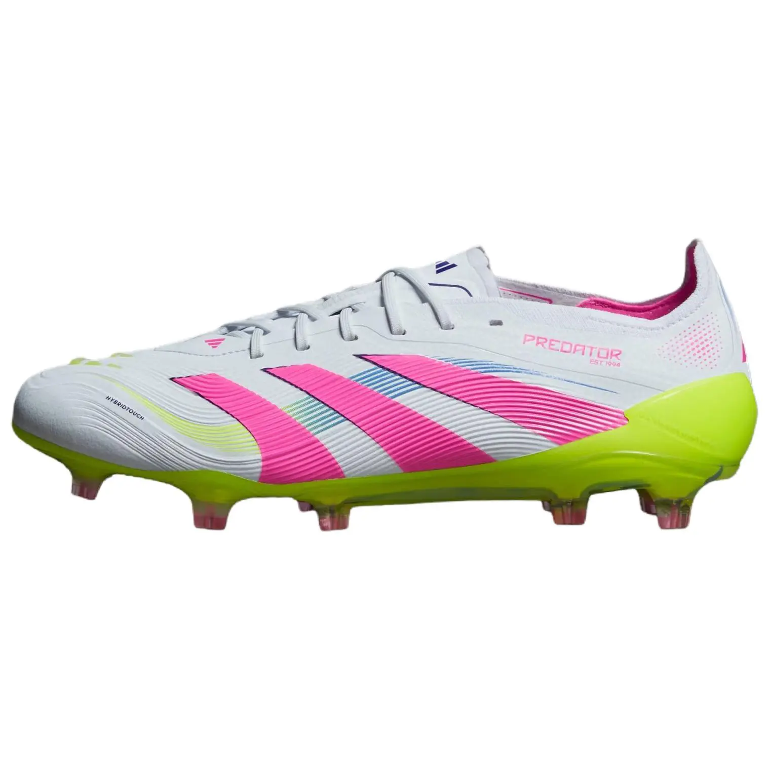 Adidas Predator Elite FG Celestial Victory Pack Durable Non-slip Soccer Cleats Unisex Cloud White Lucid Pink Lemon ID3881
