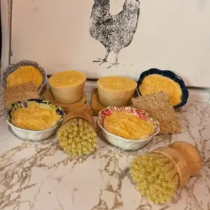 Lemongrass tallow/coconut dish soap bar