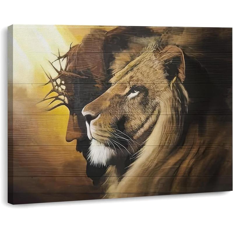 1 Count Framed Jesus Christ Canvas Wall Art The Hand of God Jesus Reaching Into Water Christian Painting Prints Biblical Wall Decor Religious Room Decor for Church Prayer Room Schools Hospitals 16x24inch