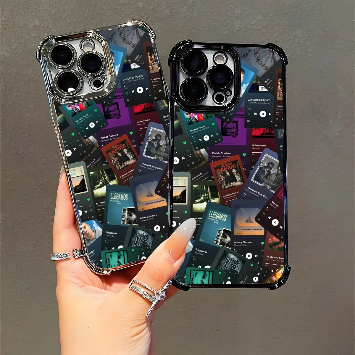 Quevedo Music Lover iPhone Case, Unique Music Player Design, Compatible with iPhone 11/12/13/14/15/16 (Pro Max/Plus)