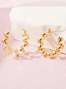 Fashionable C-Shaped Ear Cuff Earrings, Perfect Gift Choice, Suitable for Any Occasion, Metal Coated Iron Material, Casual Style