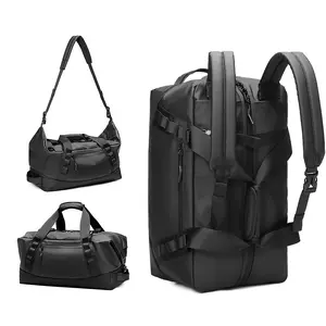 3-in-1 Waterproof Travel Duffel Bag Backpack, Large Capacity Gym Bag with Wet Dry Separation, Carry On Overnight Bag for Men Women tiktokshopspringglowup