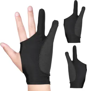 2 count Digital Drawing Glove, 3-Layer Palm Rejection Artist Glove for Drawing Graphics  Tablet Paper Sketching