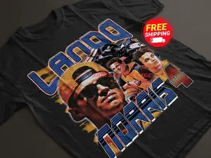 Lando Norris Shirt Racing Vintage Lando Norris Graphic Tee 90s Style T-Shirt Unisex Gifts for Him and Her Racing fan gifts