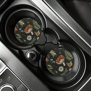Car Coaster, Anti-slip Car Cup Holder Coaster, Car Cup Mat, Cup Holder Pad, Stylish Auto Interior Accessories for Men & Women, Car Interior Accessory