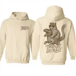 This Is An Outrage Two Sides Hoodie, Dungeon Crawler Carl Shirt, Princess Donut And Mongo, Fantasy Dungeon Tee, Unisex Sweater Pullover Tee