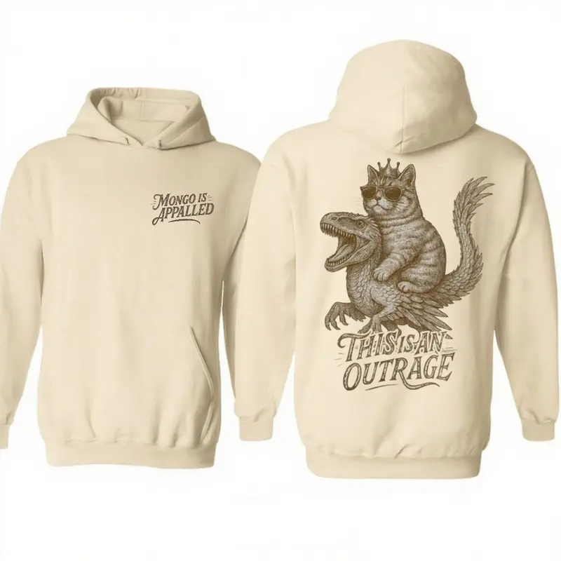 This Is An Outrage Two Sides Hoodie, Dungeon Crawler Carl Shirt, Princess Donut And Mongo, Fantasy Dungeon Tee, Unisex Sweater Pullover Tee
