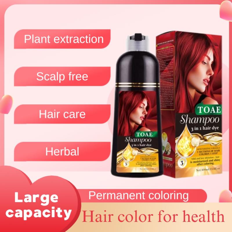 TOAE Superior Preference Red Hair Permanent Hair Color, 300g Pack with Plant Extracts