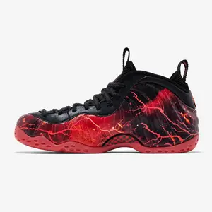 Nike Air Stranger Things x Air Foamposite One Premium QS Black Bright Crimson