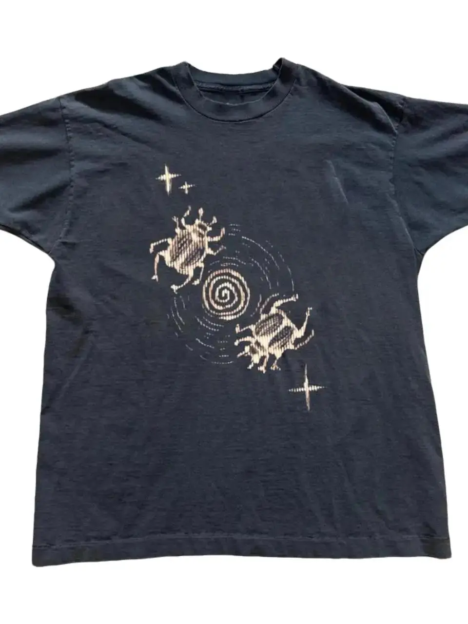 Gildan Women's T-shirt, gold beetle graphic tee, Gold Beetle Graphic T-Shirt, Vintage Insect Tee, Nature Aesthetic Shirt, Witchcore Graphic Tee, Minimal Gothic Shirt, Unisex Gift