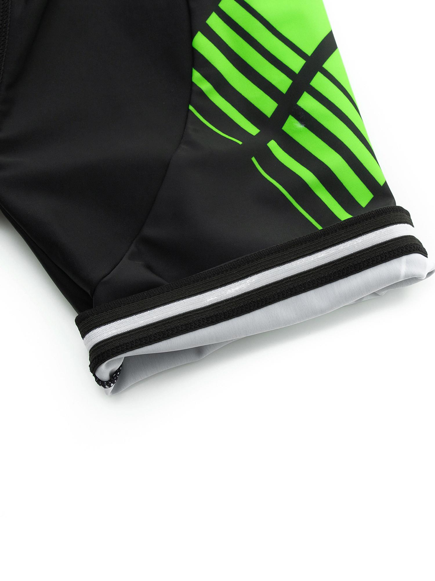 1-pack men’s 4D breathable quick-dry anti-curl cycling shorts with thickened padding—road and mountain bike outdoor sports style